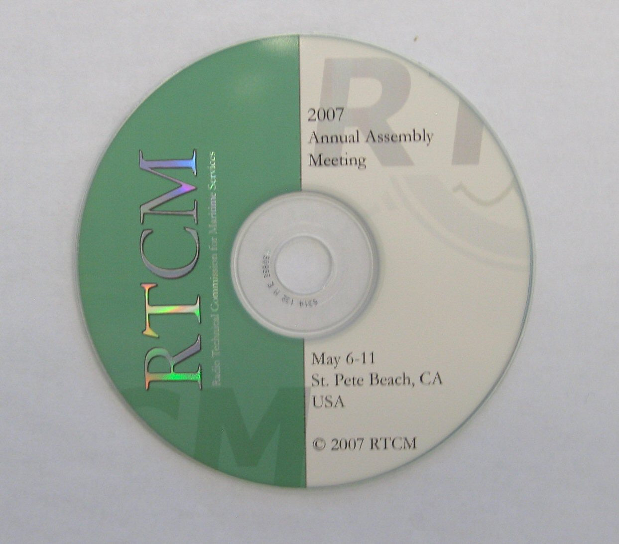 RTCM Annual Assembly Meeting, May 2007, St. Pete Beach, FL - Presentations and Audio on CD-ROM